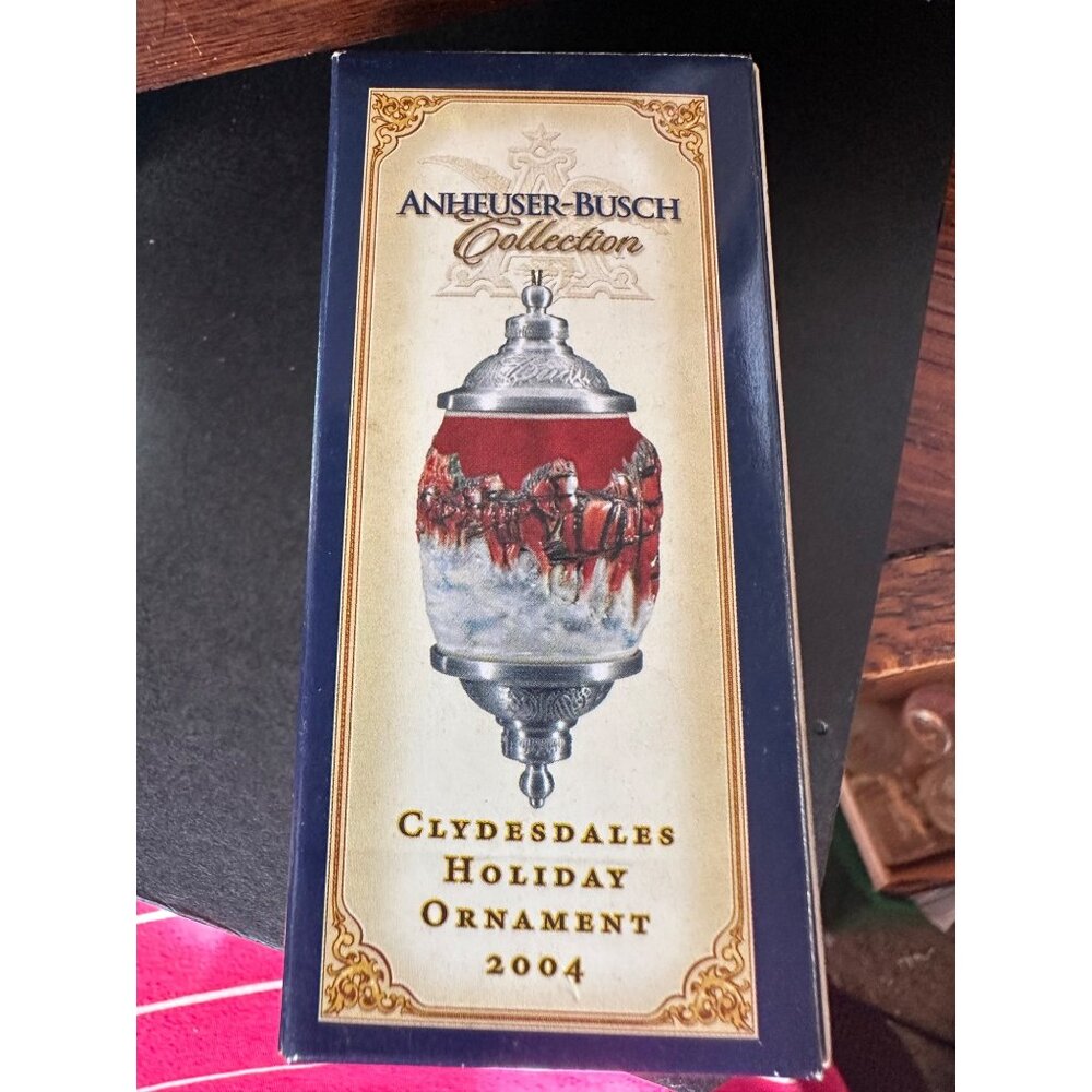 Anheuser-Busch 2004 Clydesdales Holiday Ornament‎ - Vintage Festive Beer Decor - Picture 7 of 7